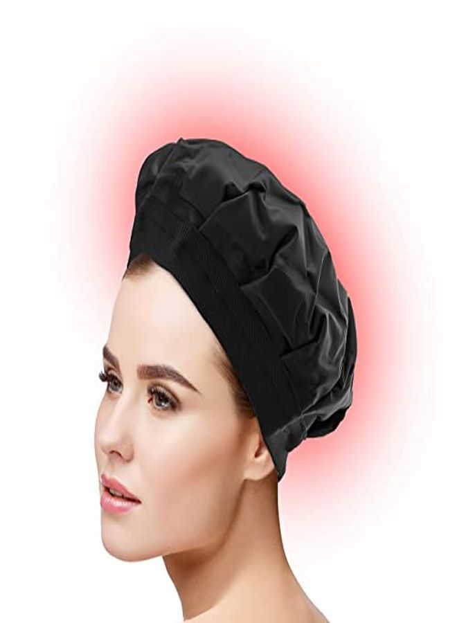 Tifara Beauty Conditioning Heat Cap - Hair Styling And Treatment Steam Cap | Heat Therapy And Thermal Spa Hair Steamer Gel Cap - Black  - Image 3