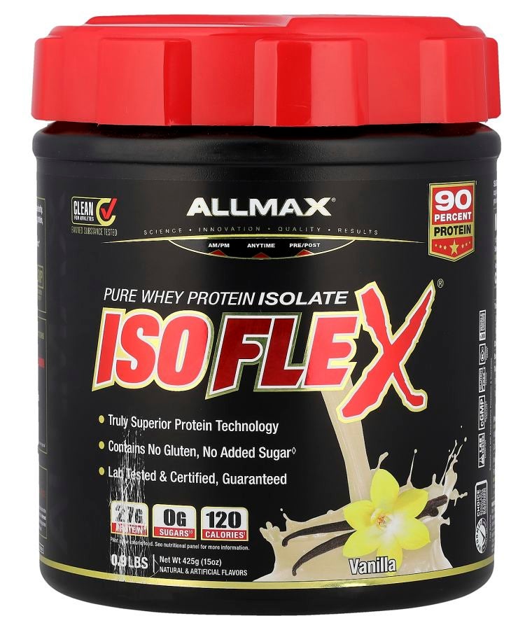 Allmax ISOFLEX® Pure Whey Protein Isolate Vanilla 0.9 lbs (425 g)