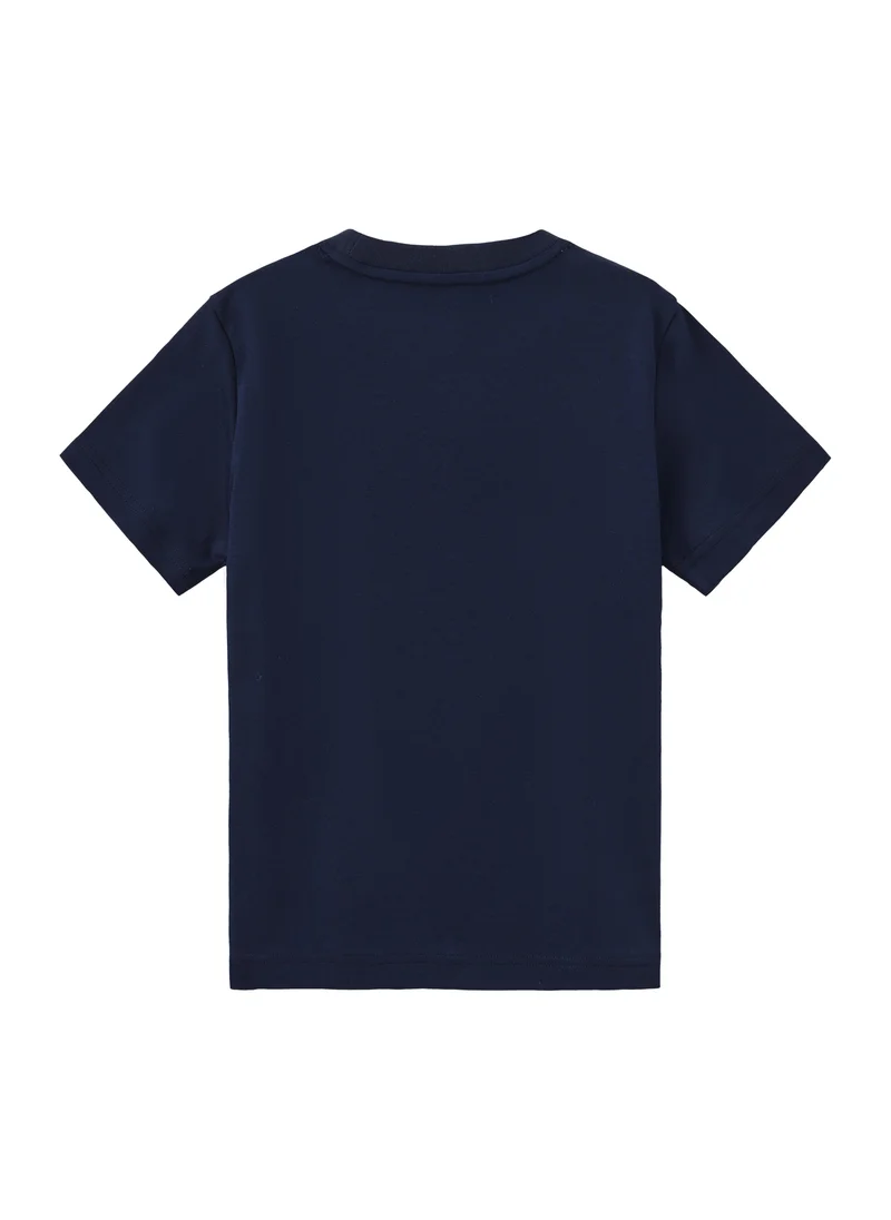 Balabala Navy Kids Boys Round v-neck short-sleeved T-shirt for Men | Best Price UAE