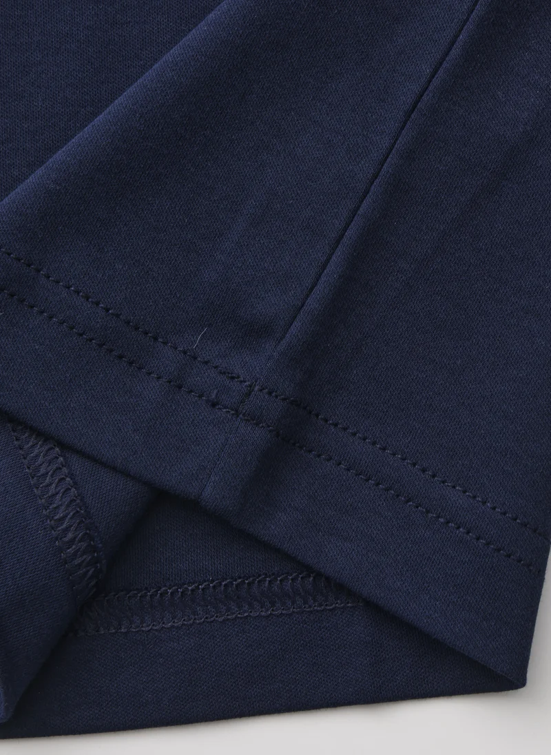 Balabala Navy Kids Boys Round v-neck short-sleeved T-shirt for Men | Best Price UAE