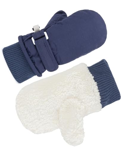 XuoAz Kids Waterproof Ski Snow Mittens - Winter Warm Fleece Gloves for Boys Girls Cold Weather (for 4-8 years) - Image 4