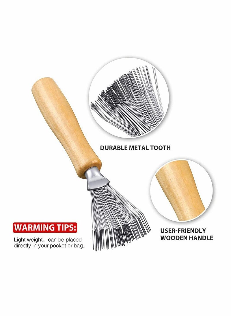 Y&D 2 Pieces Hair Brush Cleaning Tool Comb Cleaner Mini Remover for Removing Dust Home and Salon Use - Image 3