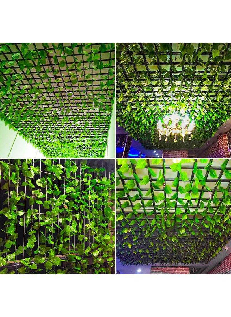 Generic Artificial flowers rattan leaves wall decoration plant  - Image 4