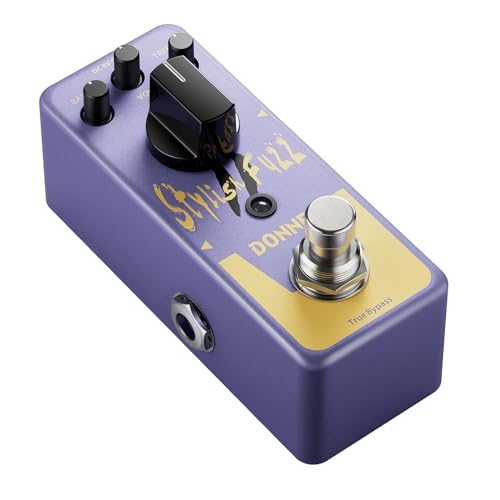 Donner Fuzz Guitar Pedal Classic Stylish Fuzz Mini Effect Pedal for Electric GuitarBass True Bypass - Image 1