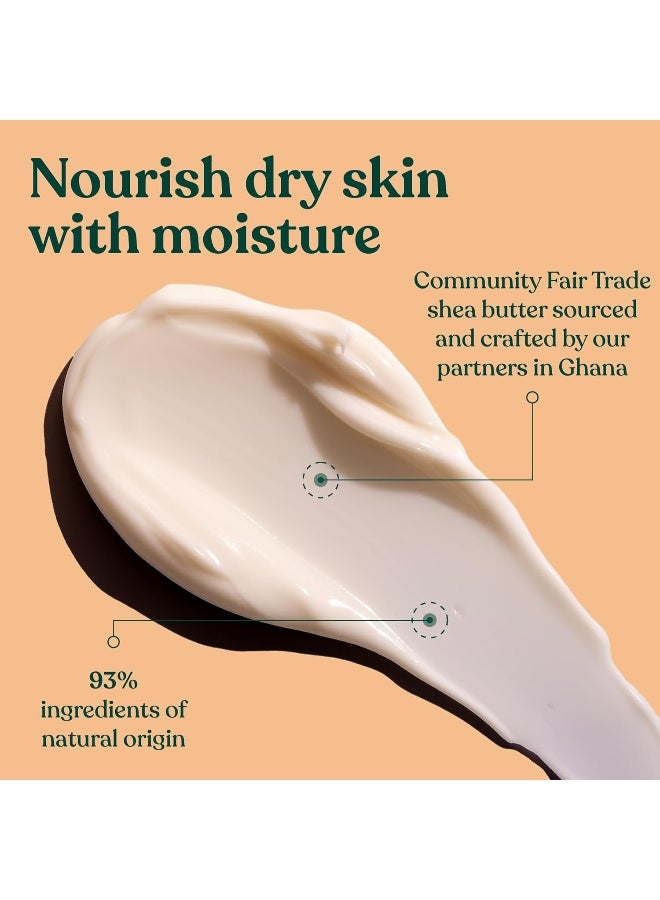 THE BODY SHOP Shea Body Lotion – Creamy, Deeply Nourishing Moisturiser with Fair Trade Shea Butter | Softens Very Dry Skin, Provides 72hr Hydration | Non-Sticky, Non-Greasy, Vegan | Healthy-Looking Glow, Nutty Scent | Dermatologically Tested, 93% Natural Origin Ingredients | 200ml - Image 5