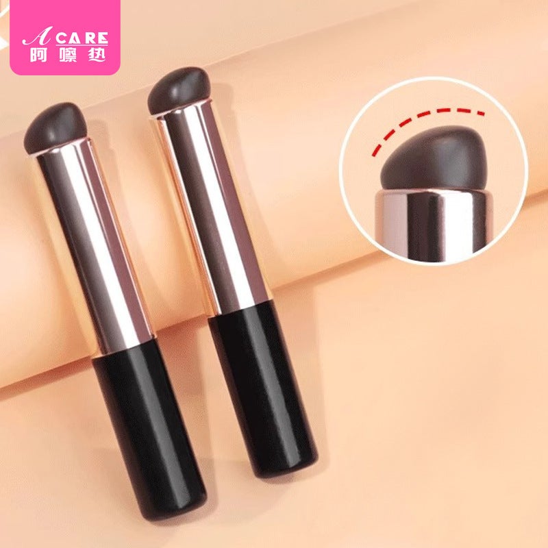 /10Y Lip Brush Ad1S74 - Silicone Brush Makeup Brush Glitter Eyeshadow Brush With Cap For Scooping - Image 2