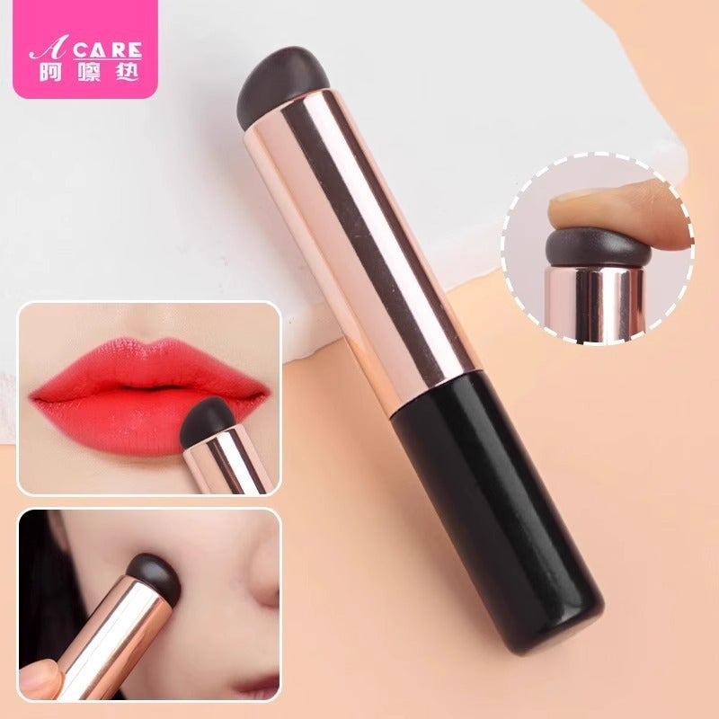 /10Y Lip Brush Ad1S74 - Silicone Brush Makeup Brush Glitter Eyeshadow Brush With Cap For Scooping - Image 5