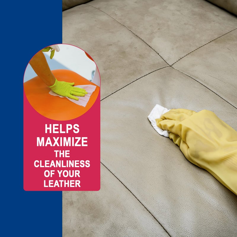 Mohawk Finishing Products Mohawk Leather Clean and Renew Wipes, Leather Cleaner, M850-1019, 40 Sheets - Image 3