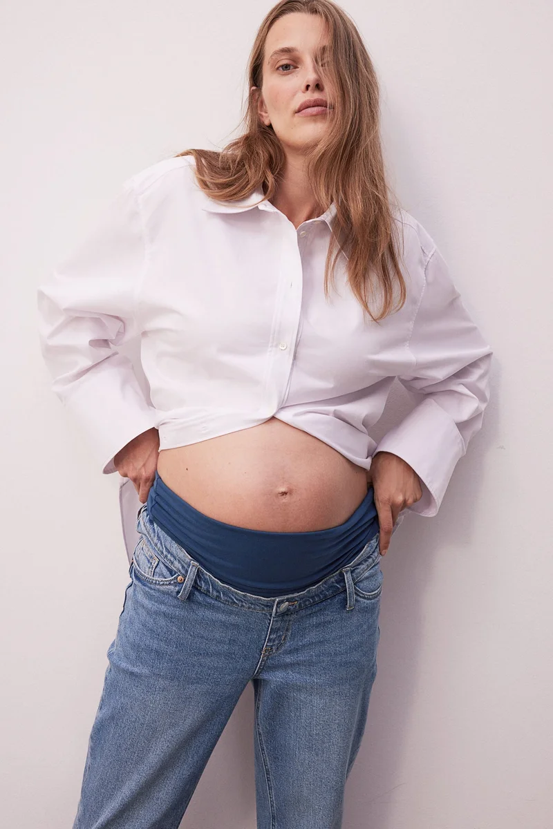H&M MAMA Ankle-length jeans