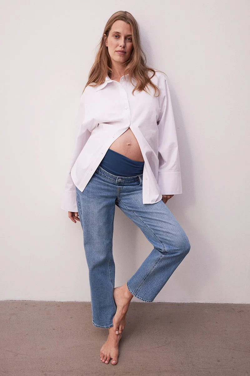 H&M MAMA Ankle-length jeans