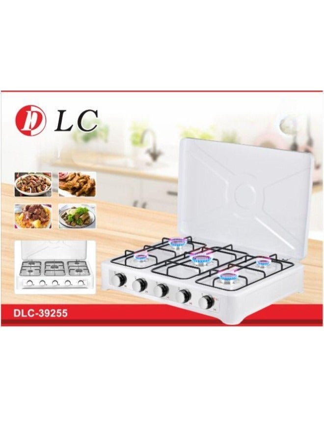 ال سي موقد غاز 5 شعلات DLC -39255 أبيض - Image 4