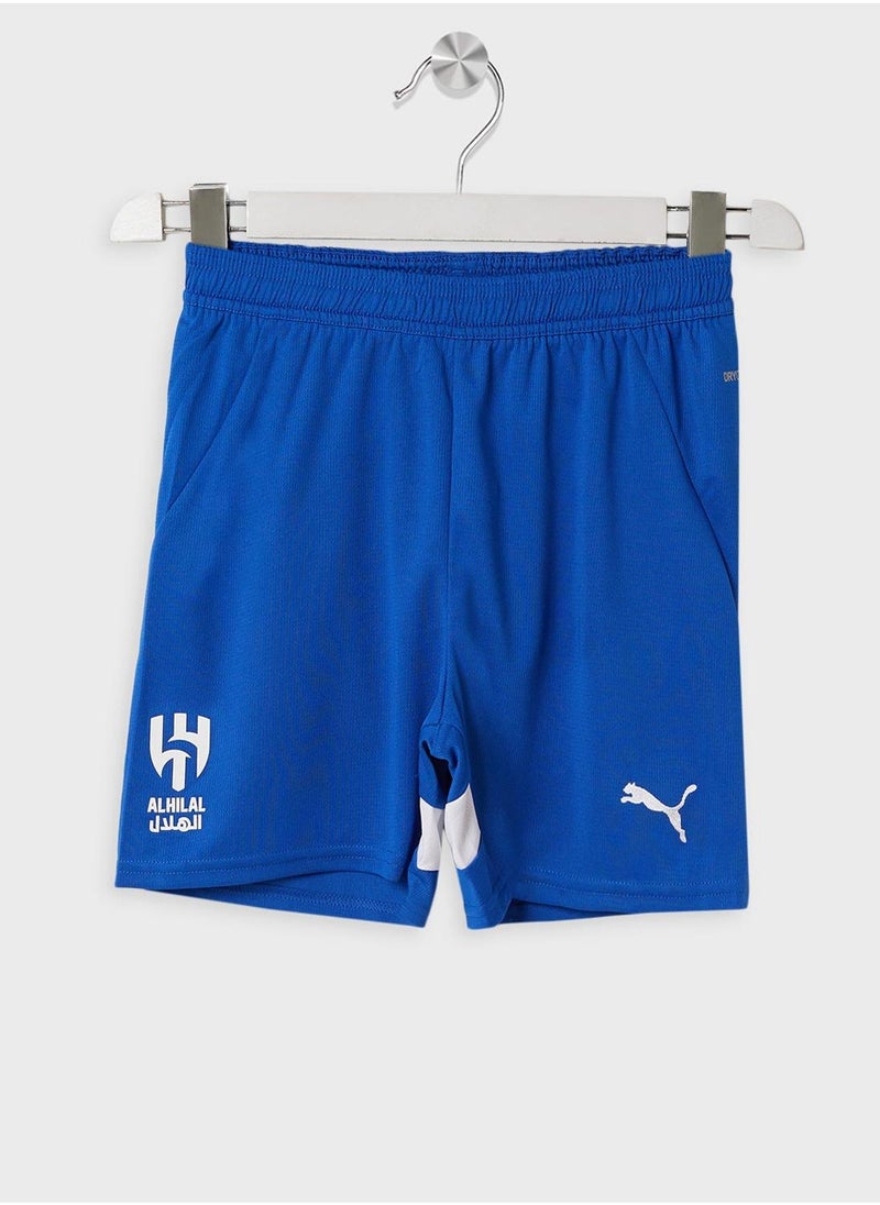 Kids Al Hilal Home Replica Shorts