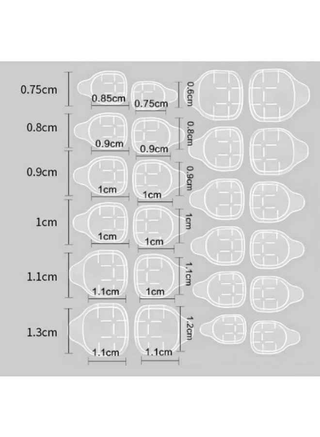 480-Piece Double Sided Nail Sticker Nail Glue DIY Manicure Wearable Fake Nail Gel Sticky Tape - Image 4