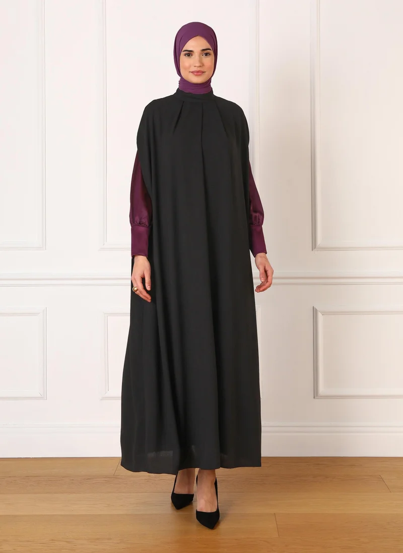 Refka by modanisa Black - Evening Abaya - Refka