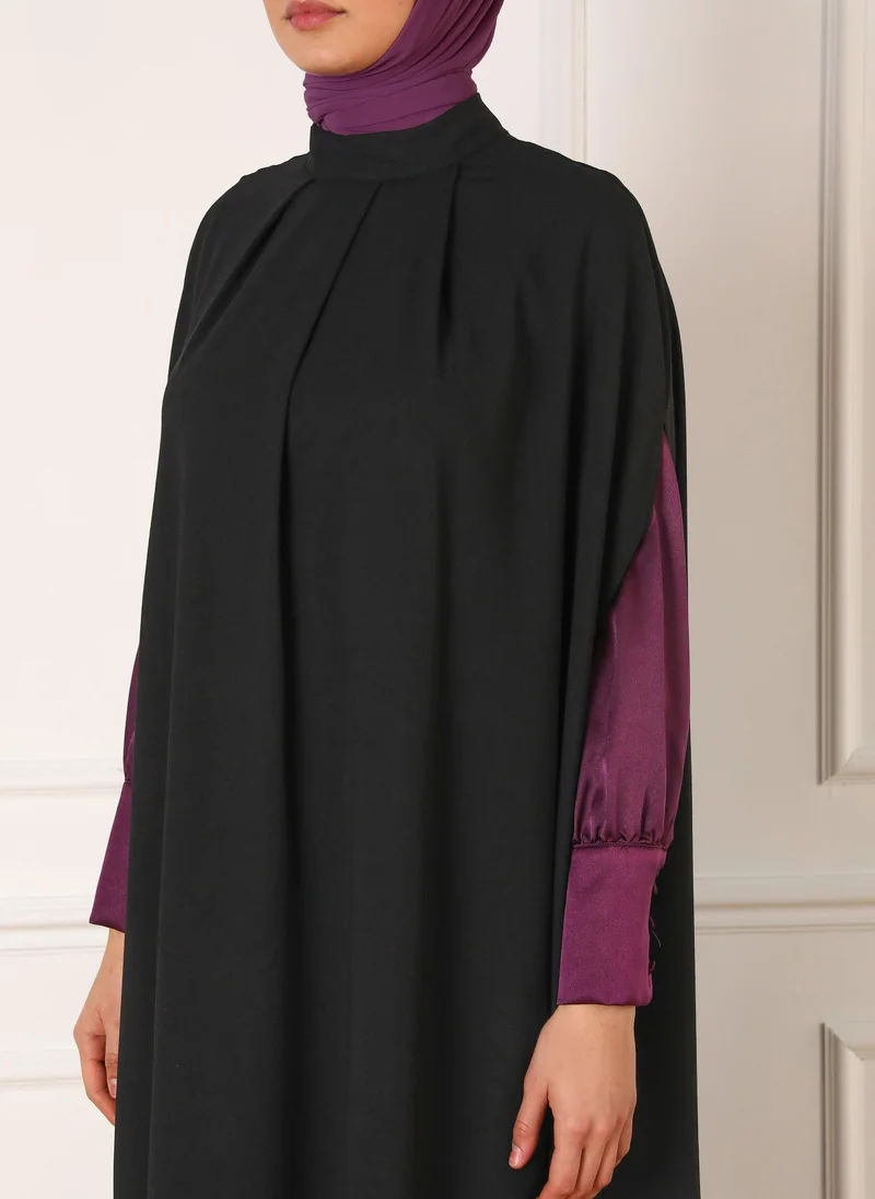 Refka by modanisa Black - Evening Abaya - Refka