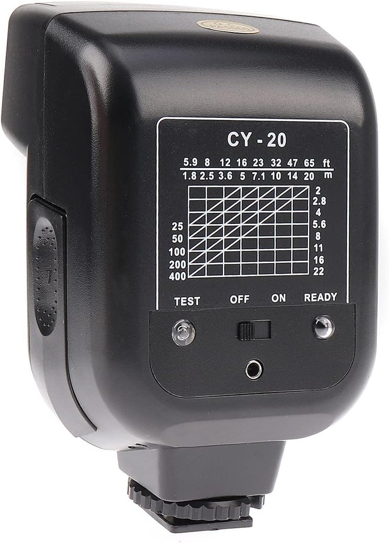 FocusFoto YINYAN CY-20 Universal Hot Shoe On-Camera Flash Speedlite Electronic Speedlight with Sync Port for Nikon Canon Panasonic Olympus Pentax Alpha Digital DSLR Camera Flash Light - Image 5