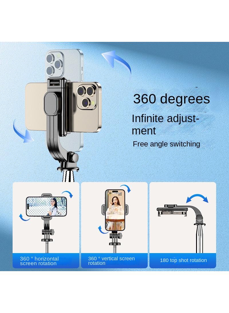 Self portrait pole tripod handheld portable mobile phone Self portrait pole shooting bracket with fill light - Image 2