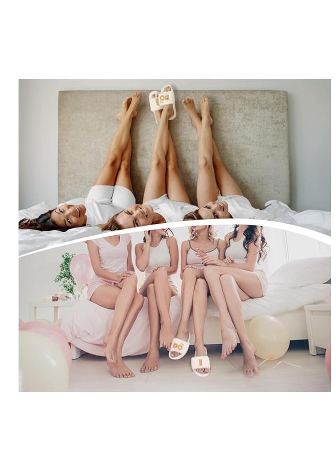 Bridal Wedding Slippers Bridal Bridesmaids Party Satin Robe Bridal Gift For Bachelorette Party