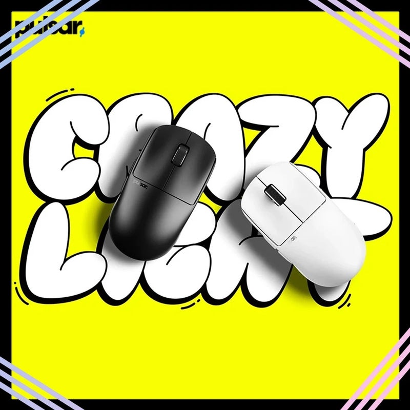بولسار ماوس Pulsar X2 CrazyLight X2CL Dual Mode Wireless Gaming Mouse, 8000Hz Polling Rate, XS-1 Sensor, Lightweight, for PC - Image 2