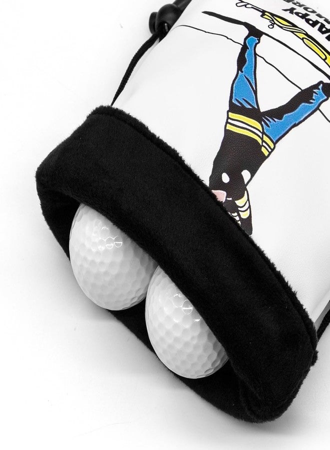 barudan golf حقيبة جولف مرحة للأشياء الثمينة برباط - حقيبة تي شيرت من الجلد الصناعي للرجال، هدايا بيضاء للاعبي الجولف - Image 5