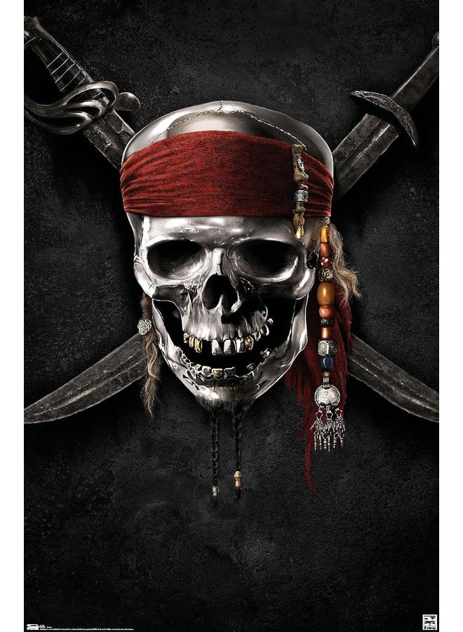 Home Trove Trends International Pirates Of The Carribbean 4 Teaser Wall Poster 22.375" X 34"  - Image 1