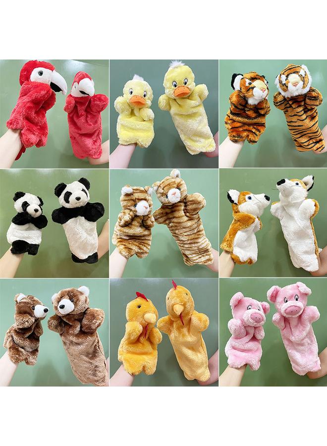 Bluejw One Big And One Small Animal Hand Doll Plush Toy Finger Doll Teddy Bear AliExpress Cross-border Wholesale Little Red Book - Image 2