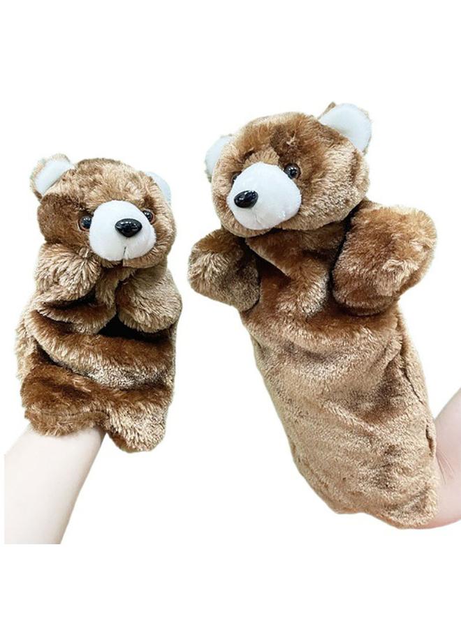 Bluejw One Big And One Small Animal Hand Doll Plush Toy Finger Doll Teddy Bear AliExpress Cross-border Wholesale Little Red Book - Image 3