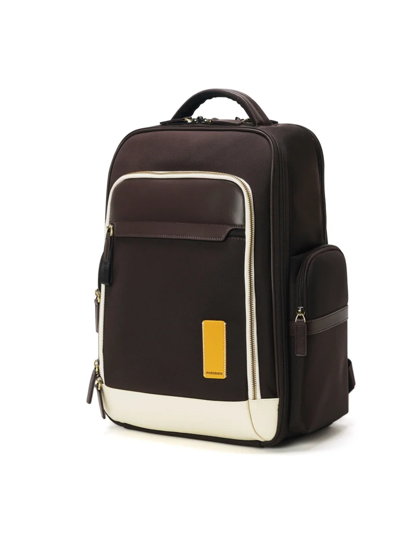 The Bass Backpack - 22 Litre Capacity, Nylon And Vegan Leather | Homebrew Sunray,