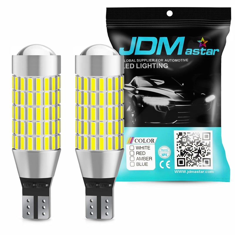 JDM ASTAR Extremely Bright 2000 Lumens 360Degree Shine 921 912 90EX Chipsets LED Bulbs For Backup Reverse Lights Xenon White