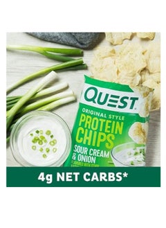 QUEST NUTRITION Quest Original Style Protein   Chips Sour Cream & Onion ( 32g Pack of 8 )  - Image 4