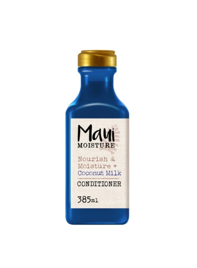 Maui Moisture Nourish & Moisture + Coconut Milk Conditioner 385ml - Image 1