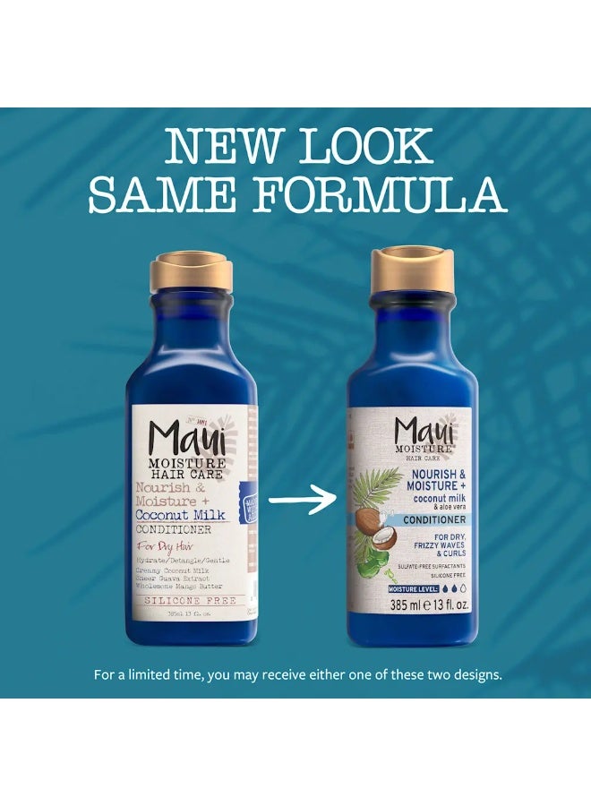 Maui Moisture Nourish & Moisture + Coconut Milk Conditioner 385ml - Image 2