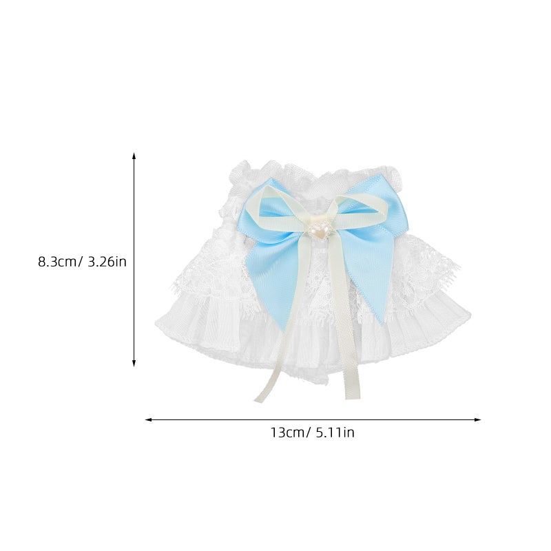 1 Pair Of Halloween Lolita Lace Gloves Cute Sleeve Ruffled Floral Lace Elastic Bracelet Women Wrist For Wedding Halloween Tea Party - Image 4
