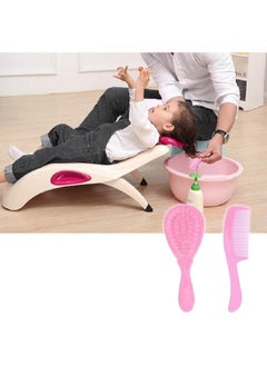 Generic Soft Bristles Hairbrush and Comb for Massaging the Heads of Newborns, Infants and Toddlers - Baby Brush and Comb - Assorted Colors  - Image 5