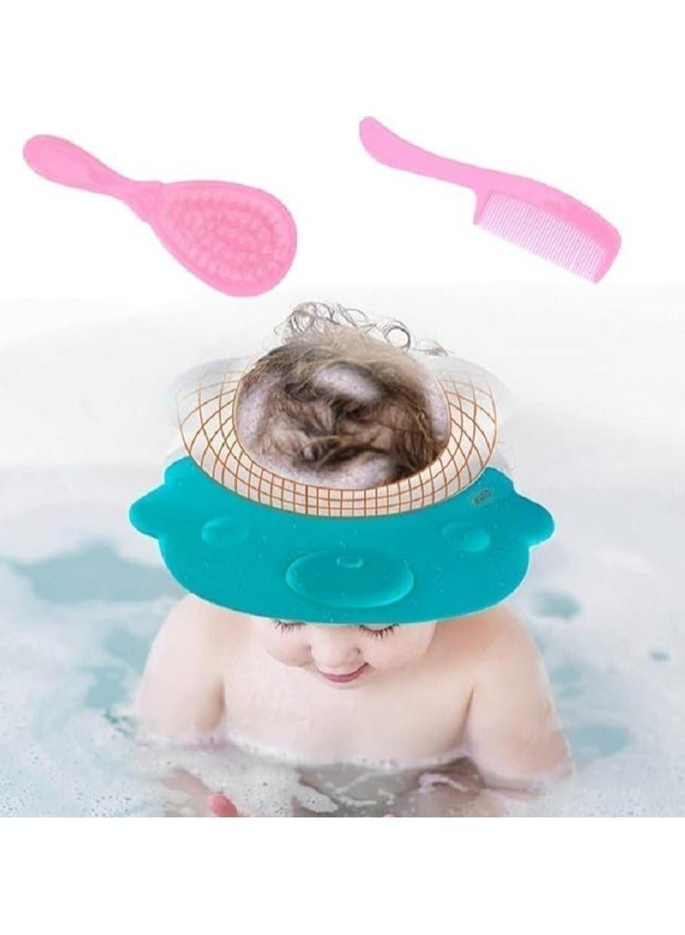 Soft Bristles Hairbrush and Comb for Massaging the Heads of Newborns, Infants and Toddlers - Baby Brush and Comb - Assorted Colors - Image 4