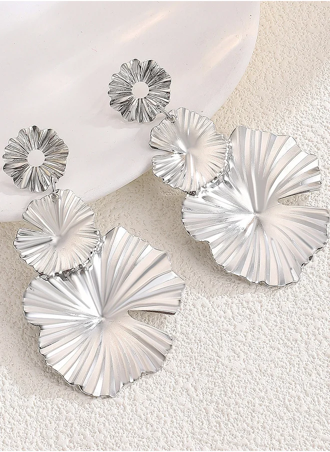 تايك تو Retro Big Pendant Earrings