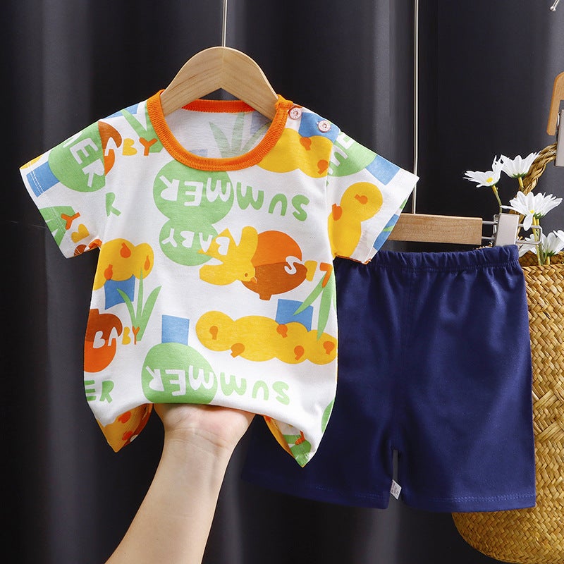 Infant Cotton T-Shirt Combo New Arrival K077-Joy Forest