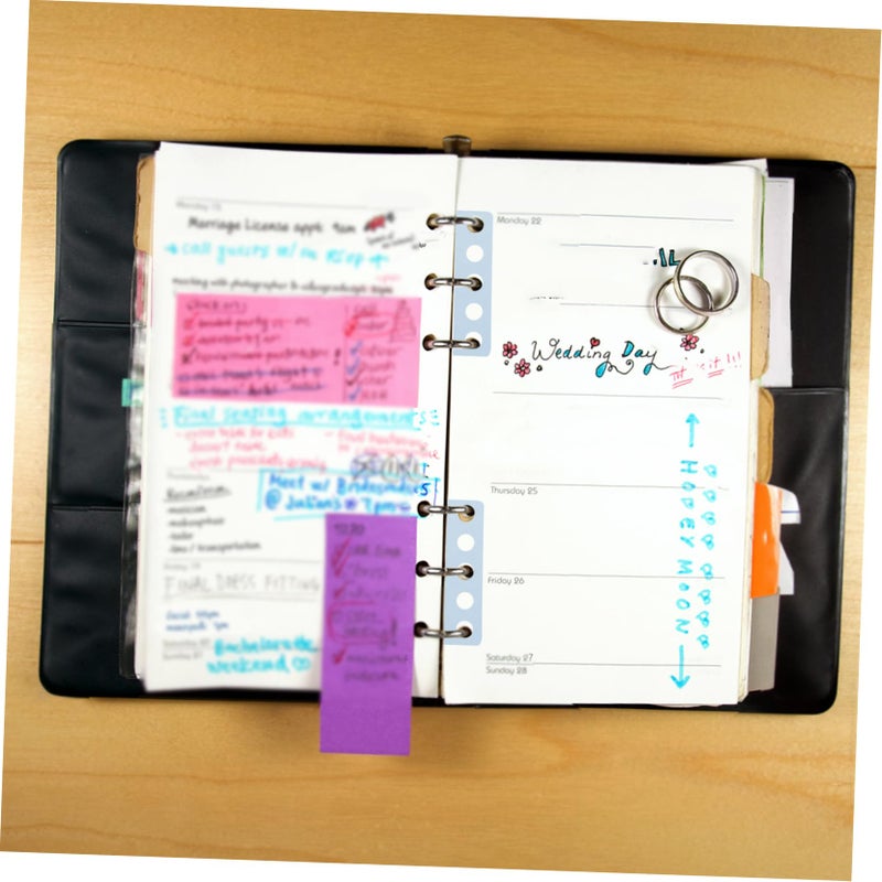 Assorted Color Sticky Page Tabs Annotation Markers for Document Classification and Reading Notes - Image 3