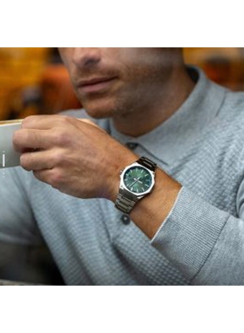 EDIFICE Casio 100-meter water-resistant quartz movement, stainless steel strap, Japanese and Korean men's watch - Image 3