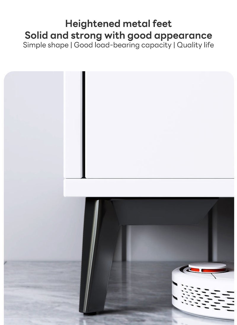 Sharpdo خزانة تلفزيون بسيطة حديثة لغرفة المعيشة، خزينة تخزين بطول قابل للسحب، تقسيم تخزين (170-220)*30*40سم - Image 4