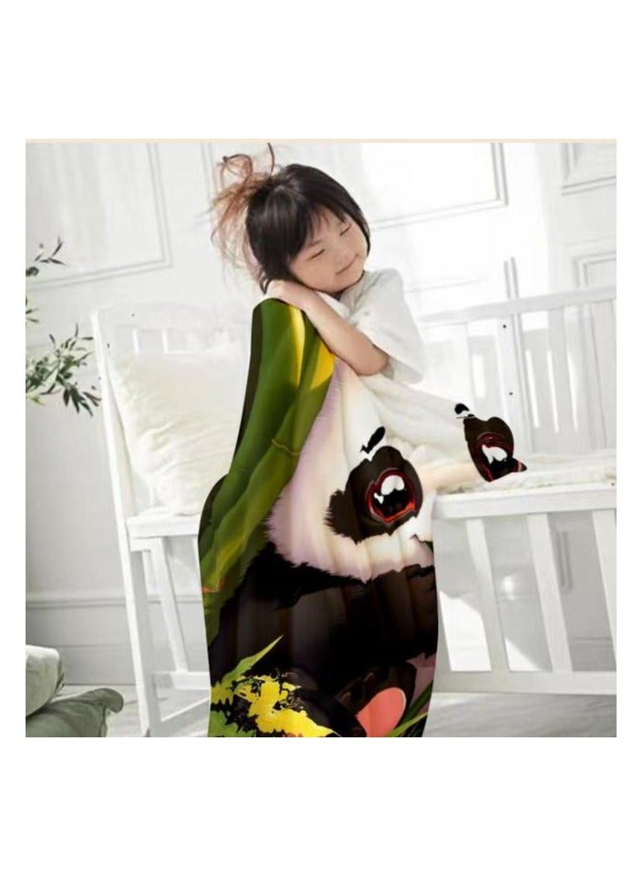 عام بطانية رقيقة من الفانيلا الكرتونية للأطفال أو الطلاب (دافئة ومريحة ومناسبة للنوم والألعاب) 100 سم * 150 سم - 678 - Image 3