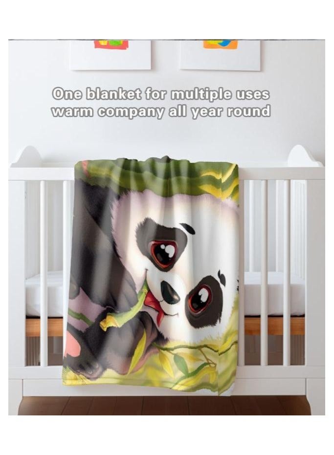 عام بطانية رقيقة من الفانيلا الكرتونية للأطفال أو الطلاب (دافئة ومريحة ومناسبة للنوم والألعاب) 100 سم * 150 سم - 678 - Image 5