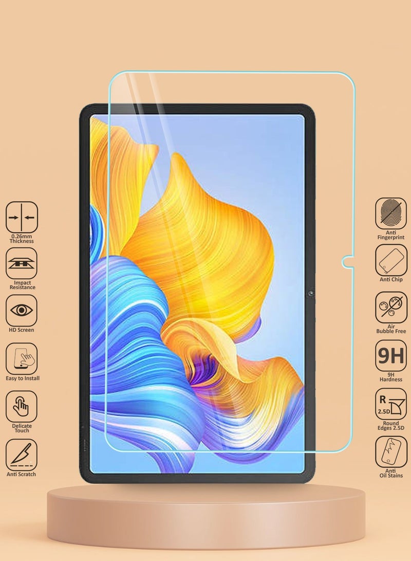 Techie 2 Pack Honor Pad 8 12 inch 2022 HD Clear Tempered Glass Screen Protector Bubble Free Easy Installation - Image 2