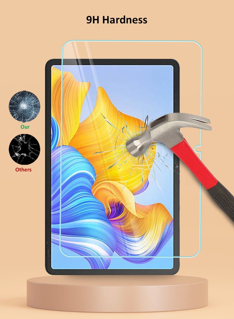 Techie 2 Pack Honor Pad 8 12 inch 2022 HD Clear Tempered Glass Screen Protector Bubble Free Easy Installation - Image 3