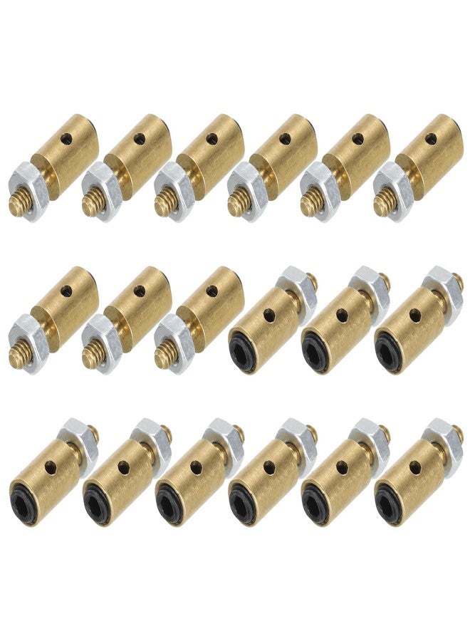 ميكسينيتي وصلات ربط ذراع سيرفو من ميكانكسيتي، قضيب دفع قابل للتعديل مع صامولة وبرغي للطائرات التي يتم التحكم بها عن بُعد، 18 قطعة بقطر 4 × 1.2 مم - Image 1