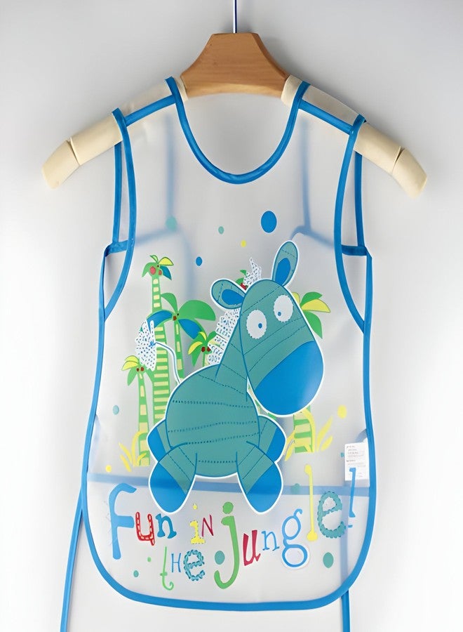 Uber World Waterproof Apron | Plastic Bib | Feeding Bibs | Washable and Reusable | Baby Feeding Products |Full Torso Coverage Apron for Toddlers 1-5 Year (3) - Image 4