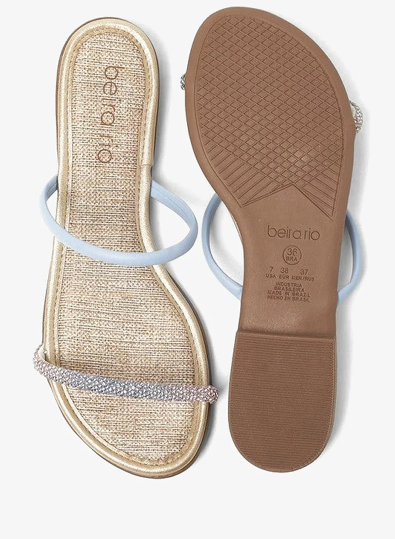 Beira Rio Jeans Flat Sandals for Women – Stylish Ladies Flat Sandals & Comfortable Flat Slippers for Women | Best Price UAE