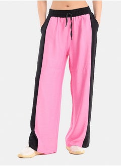 Color Block Pants with Slits
