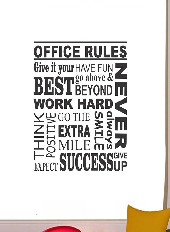Asmi Collections Self Adhesive Wall Stickers Motivational Quotes AT034 - Image 3