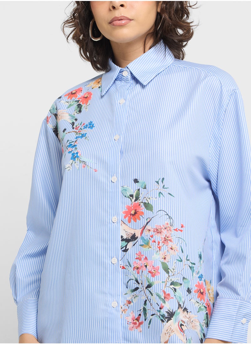 ELLA Floral Print Shirt  - Image 3